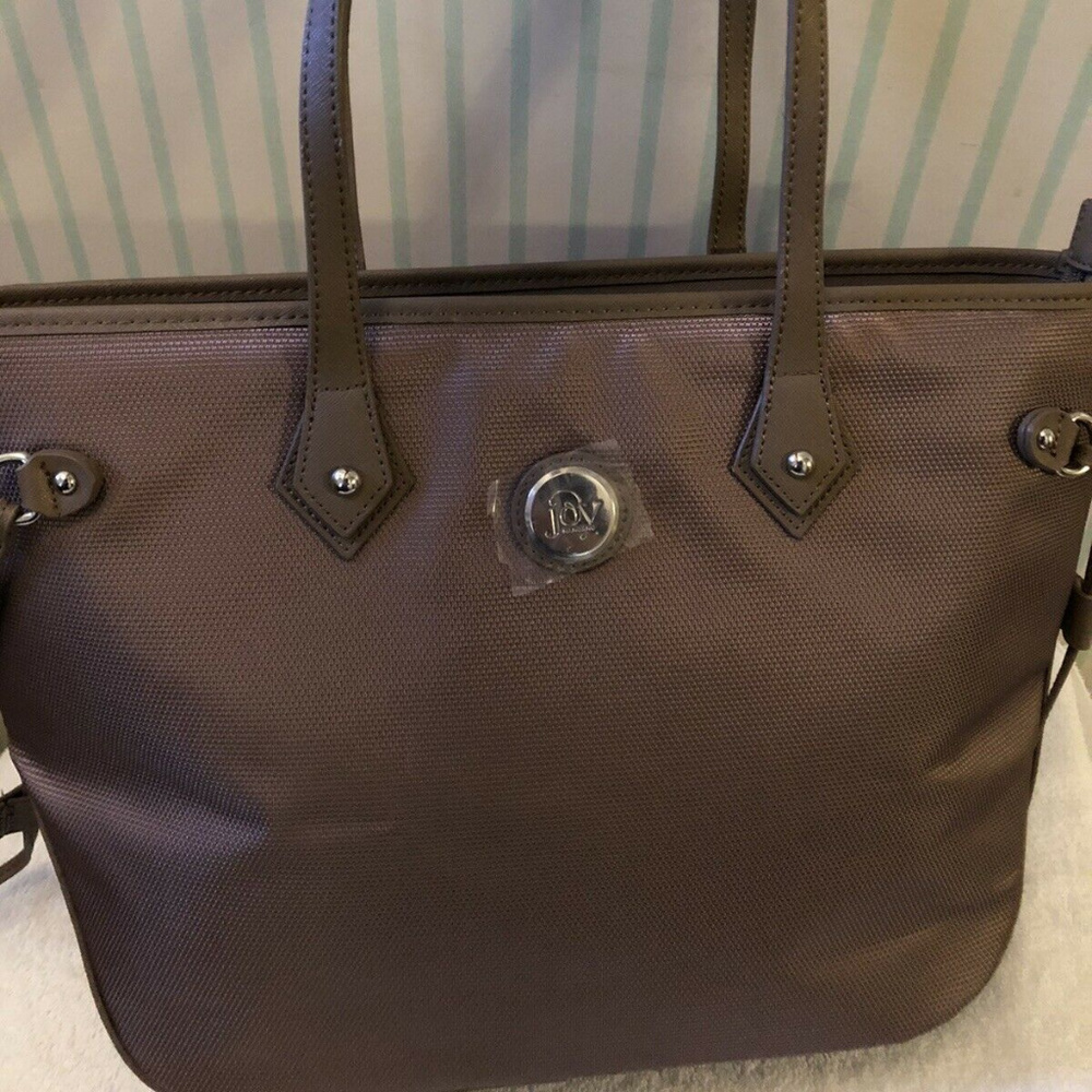Joy Mangano Taupe Handbag